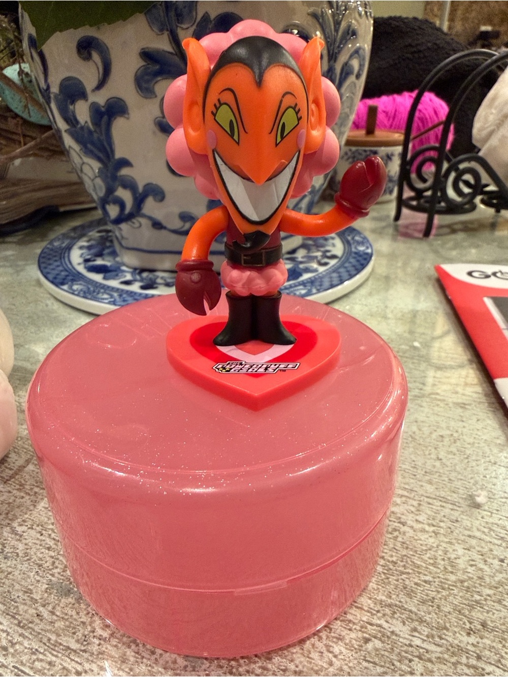 Powerpuff girls villain Figurine Trinket Box with Topper